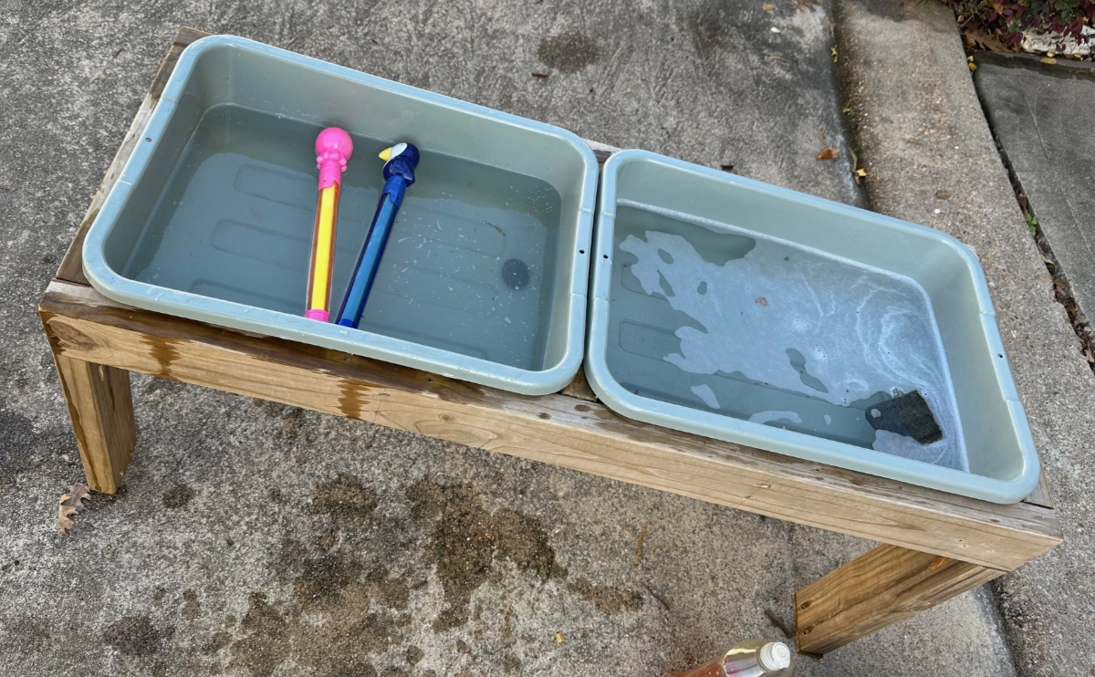 Repaired Kids Mud Water Table